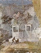 unknow artist Wall painting a pastoral scene in the romantic style,from pompeii oil painting on canvas